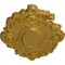 Ekena Millwork Kinsley Flowing Leaf Ceiling Medallion, Hand-Painted Pharaohs Gold, 30 3/8"W x 20 3/4"H x 1"P CM30KIPGS - alternate 2